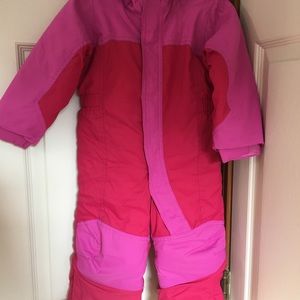 LL Bean Toddler Cold Buster snowsuit 2T pink